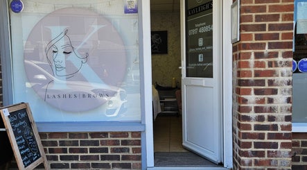 Entrance of LMT Beauty By Lauren, Chichester, England, GB showcasing lash and brow services.