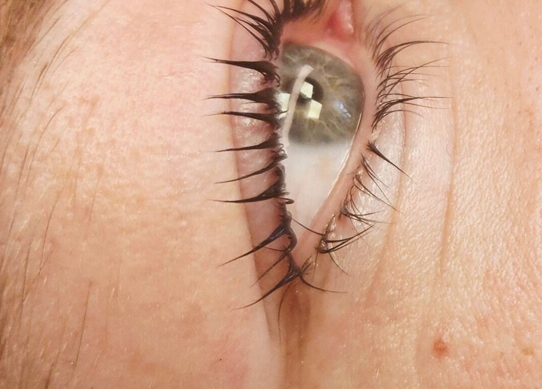 Close-up of beautifully curled lashes at LMT Beauty By Lauren, Chichester, England, GB.