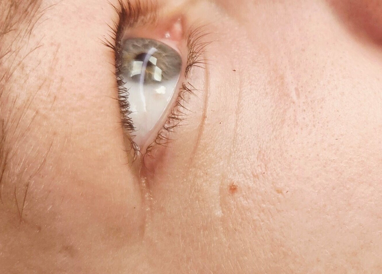 Close-up of a well-groomed eye at LMT Beauty By Lauren in Chichester, England, GB.