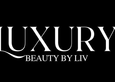 Elegant logo of Luxury Beauty By Liv, a premier beauty venue in Louth, England, GB.