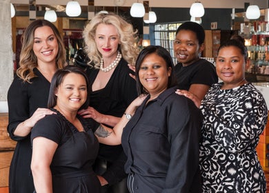 The welcoming team at Kymric Hall, Franschhoek, Western Cape, ZA, offering exceptional beauty services.