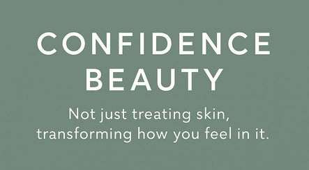 Confidence Beauty sign with motivational quote in Peterborough, England, GB. Inspiring transformation.