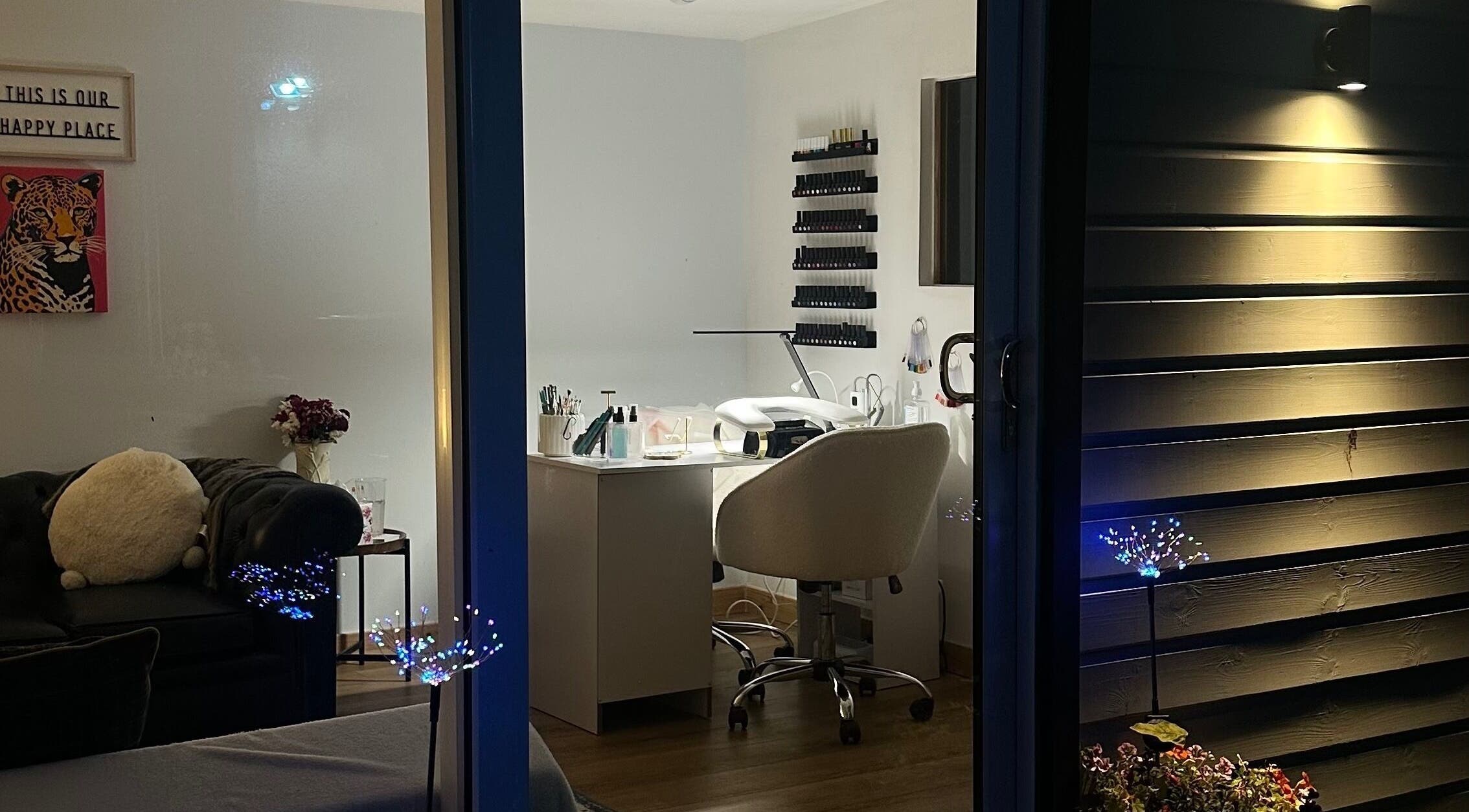 Inviting nail studio at Nails By Tilda, Inverness, Scotland, GB, showcasing a stylish and well-lit workspace.