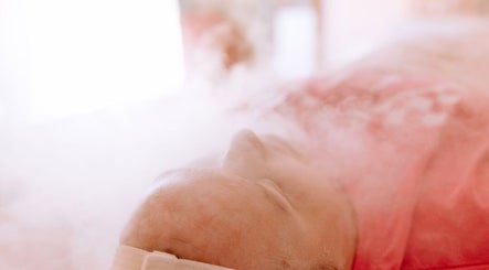 Relaxing facial steam treatment at Bloom Esthetics, Alabaster, Alabama, US.
