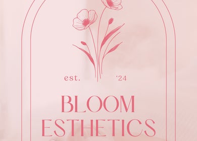 Elegant floral logo of Bloom Esthetics in Alabaster, Alabama. Established 2024.