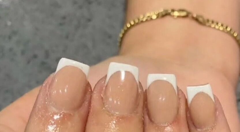 French manicure at Diana Loleta - The Spa at Coverley in Bridgetown, Christ Church, BB. Perfect for elegance seekers.