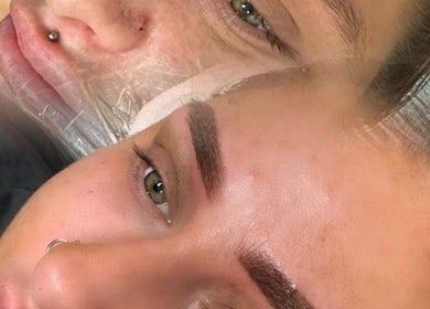 Eyebrow and lip enhancements at Stacey Ward SPMU & Aesthetics, KILLINGWORTH, Newcastle upon Tyne, England, GB.