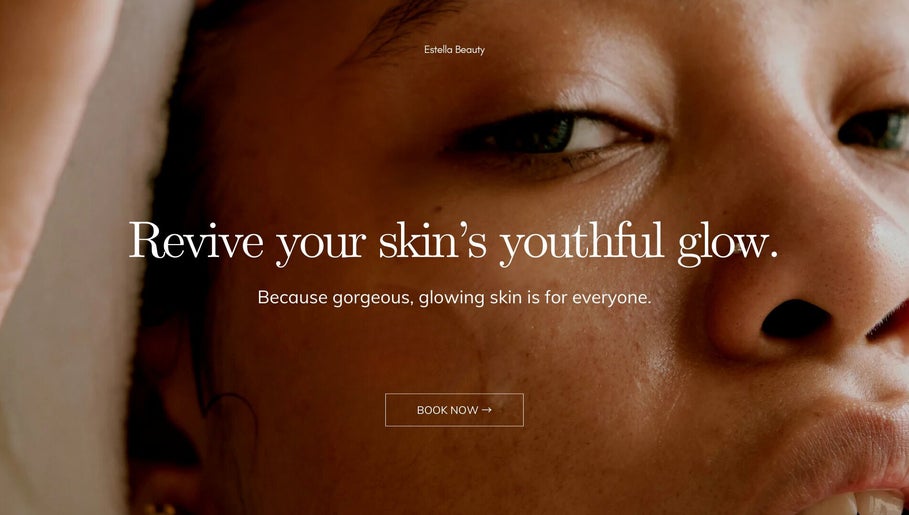 Close-up of radiant skin promoting rejuvenation at Estella Beauty, Kuala Lumpur, Wilayah Persekutuan Kuala Lumpur, MY.