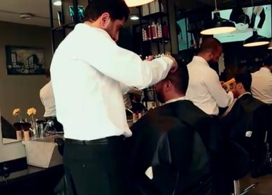 Stylish haircut at Capital Barber (صالون العاصمة), Amman, Amman Governorate, JO.