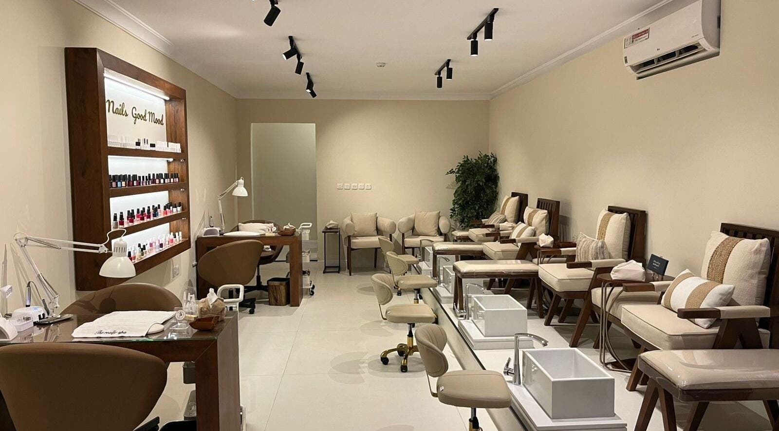 Luxurious manicure and pedicure stations at The Really Spa, Riyadh, Riyadh Province, SA, offer a tranquil escape.