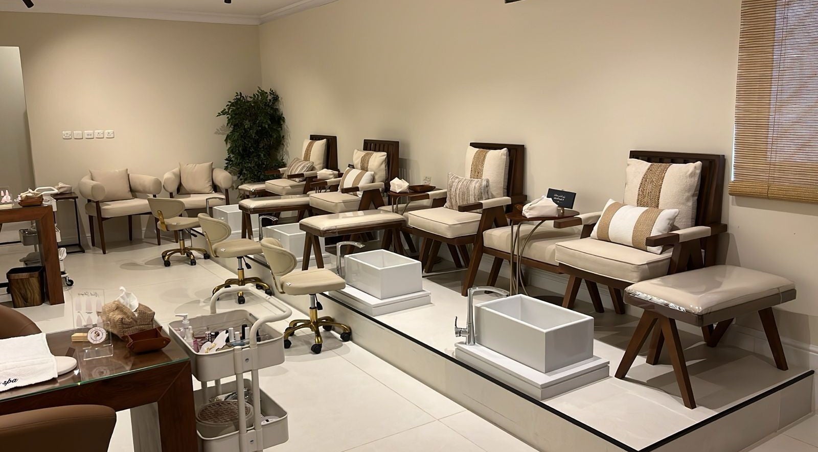 منطقة العناية بالأقدام في The Really Spa، الرياض، منطقة الرياض، السعودية.