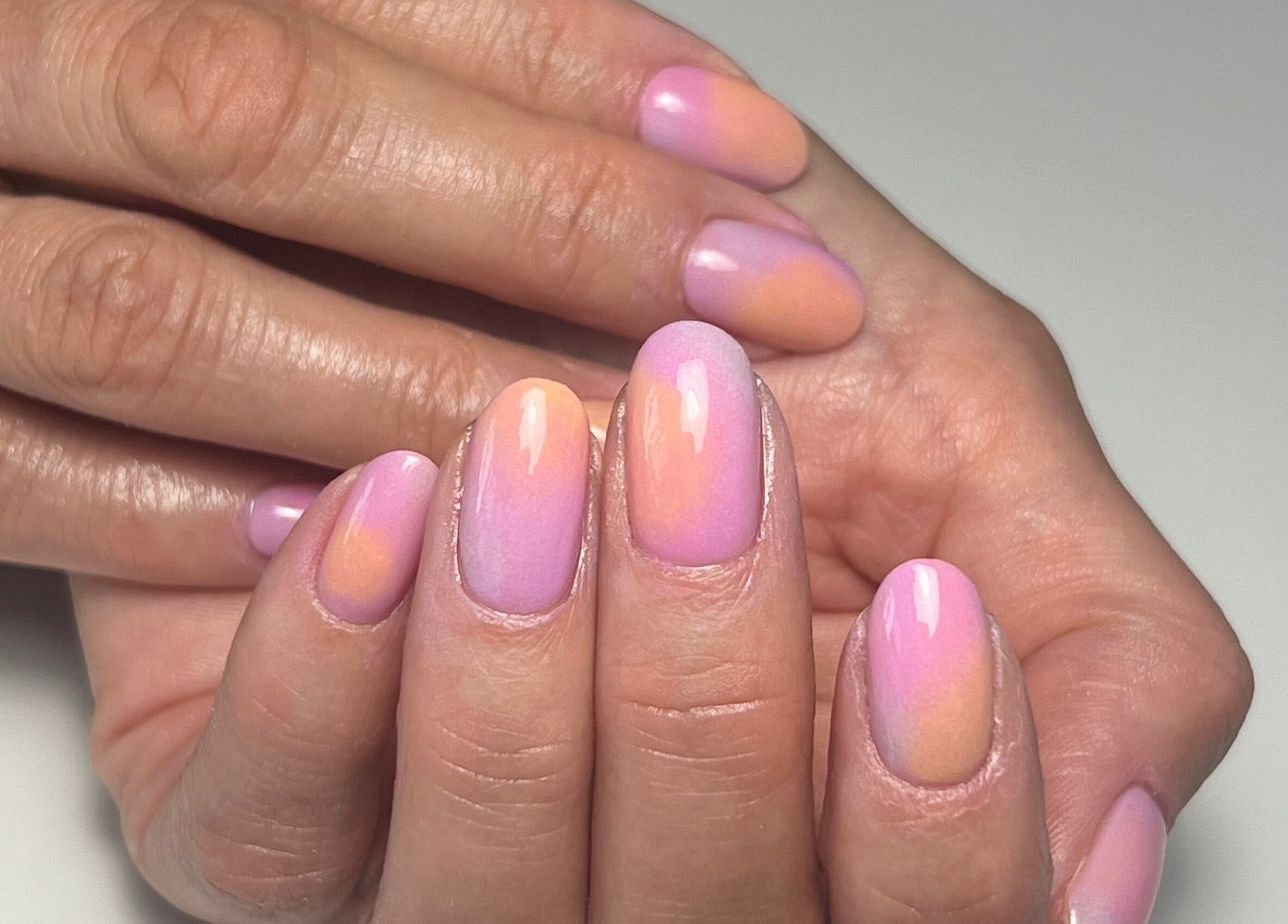 Pastel nail art at Livys Beauty Room in Norwich, England, GB. Elegant and stylish manicure design.