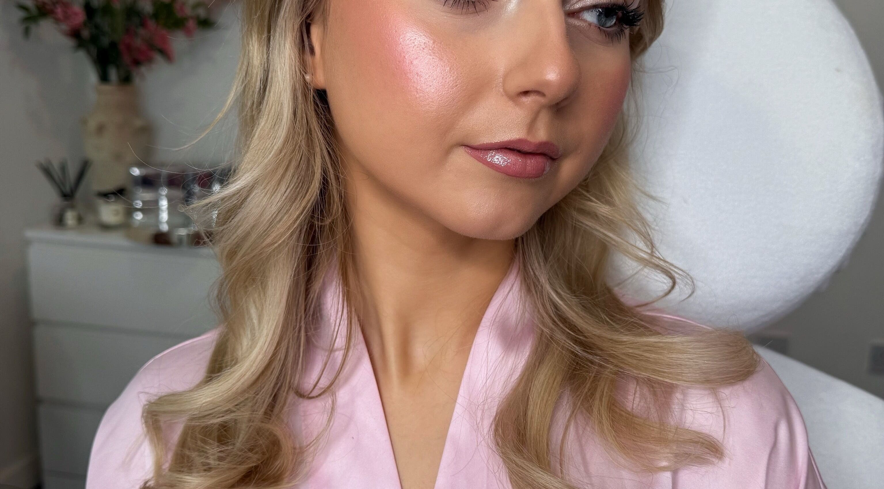 Elegant makeup at Klaudii Beauty, St Andrews, Scotland, GB showcasing a flawless, radiant finish.