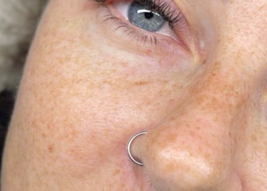 Close-up of detailed lashes at Xtend Lashes By Gaby, Bayswater North, Victoria, AU. Highlighting precision beauty.