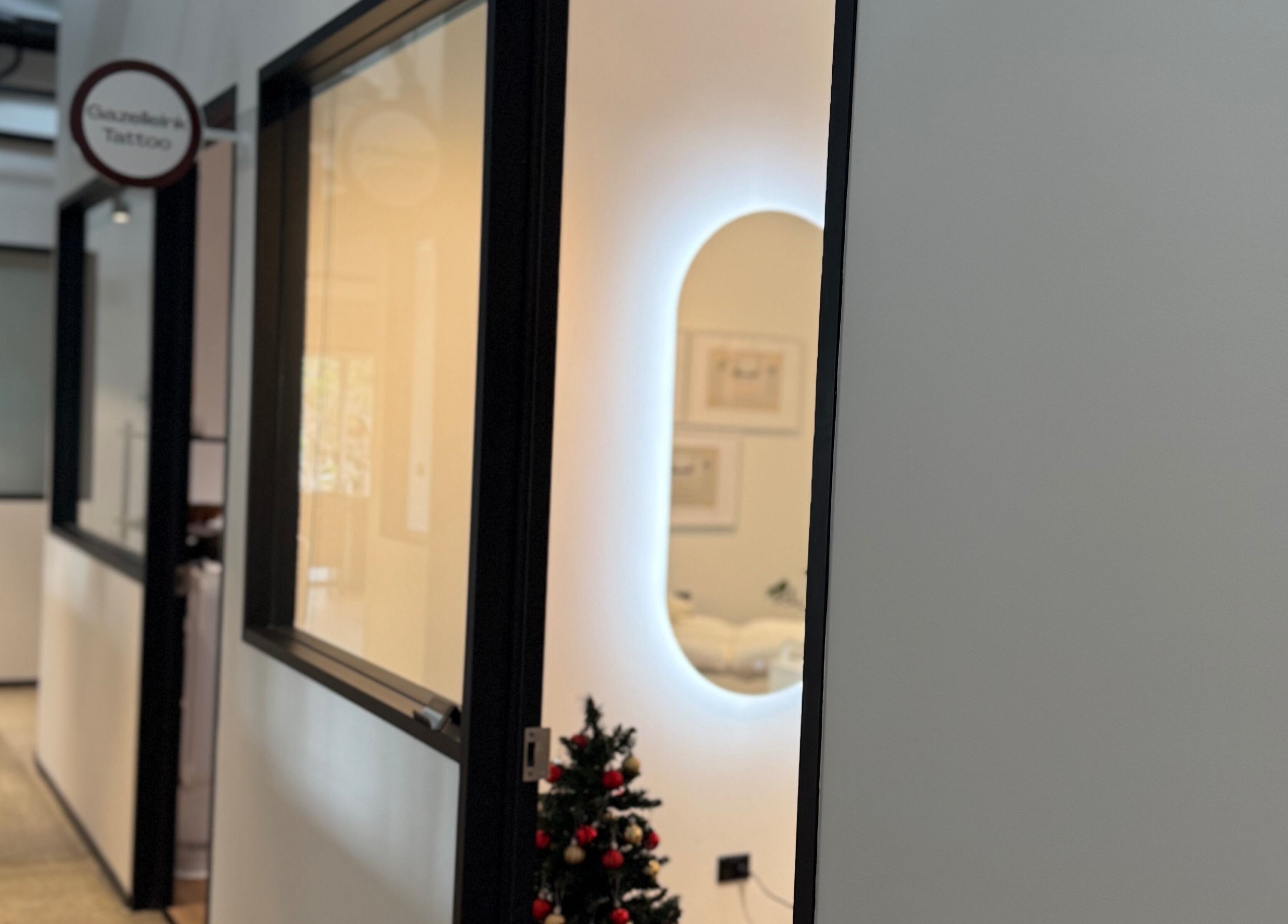 Warm, inviting hallway with festive decor at Narce, West End, Queensland, AU.