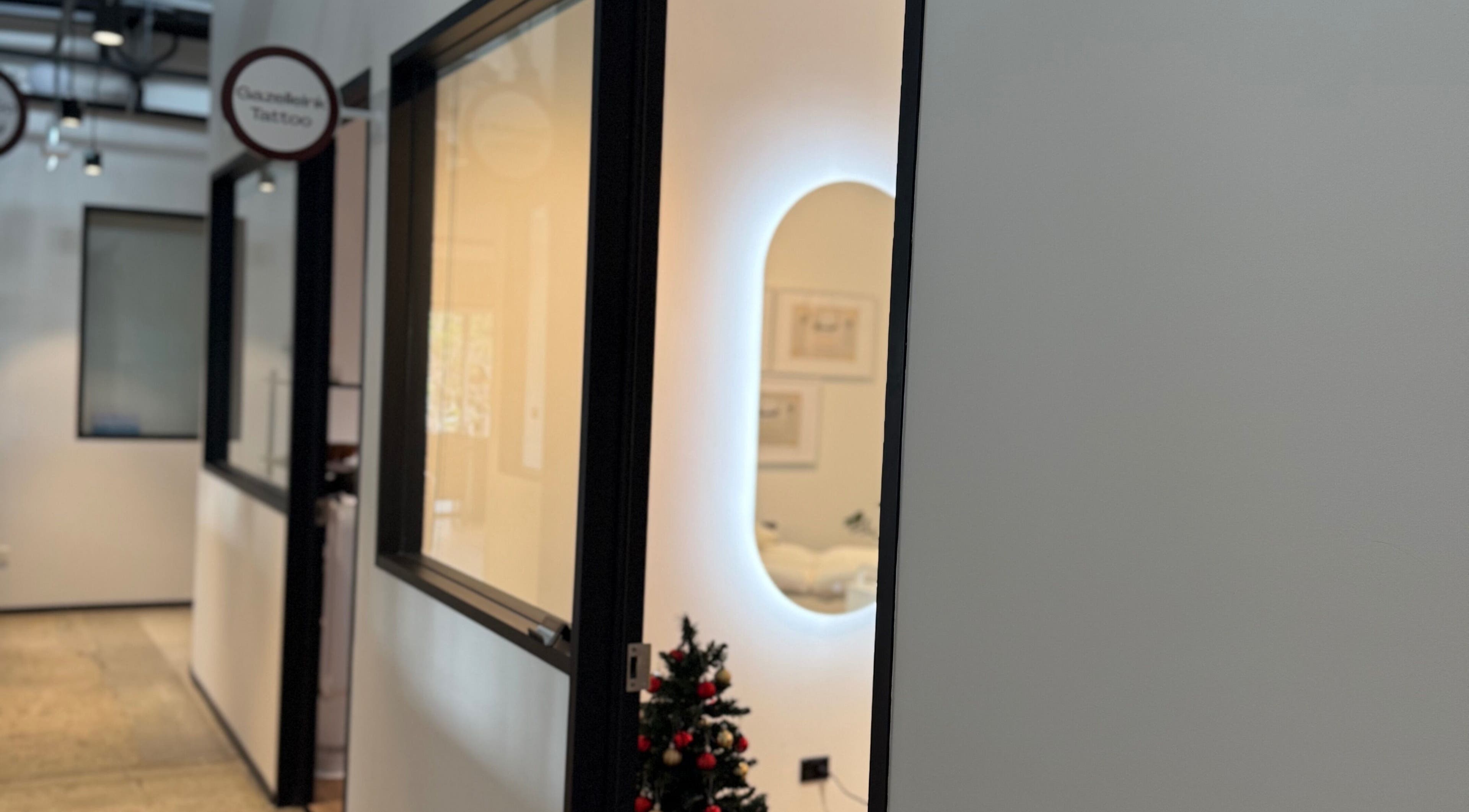 Warm, inviting hallway with festive decor at Narce, West End, Queensland, AU.