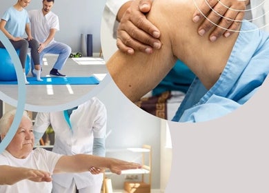 Therapists aiding recovery exercises at Revive Rite 360 Recovery, Berwick-upon-tweed, England, GB.