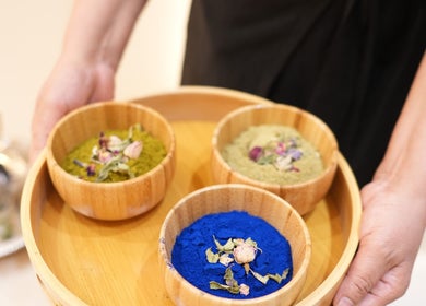 Herbal spa bowls at Reed Women Beauty And Fitness Center, Abu Dhabi, Abu Dhabi, AE offer a relaxing experience.
