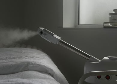 Facial steam machine at Sacred Skin and Wellness in Kingsteignton, England, GB, enhancing relaxation.