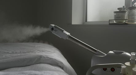 Facial steam machine at Sacred Skin and Wellness in Kingsteignton, England, GB, enhancing relaxation.