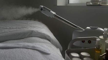 Relaxing steam equipment at Sacred Skin and Wellness, Kingsteignton, England, GB, enhancing skincare experience.