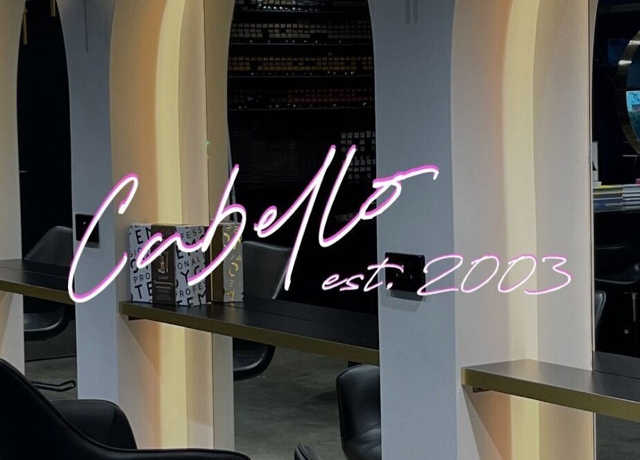 Interior of Cabello by Stephanie Bellairs in Mandurah, Western Australia, AU, featuring modern salon chairs.