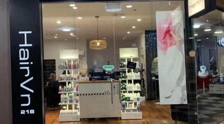 Front view of Elegance & Edge Hair in Dunedin, Otago Region, NZ, showcasing sleek interior design.