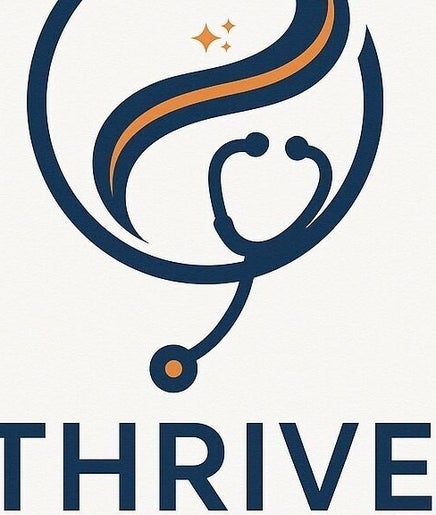 Thrive Wellness logo featuring stethoscope design, located in Gqeberha, Eastern Cape, ZA.
