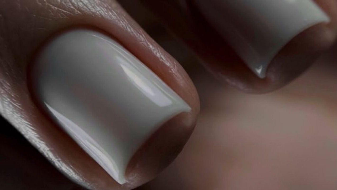 Close-up of a glossy, chic manicure at Leilei Nail Studio in Tiranë, Qarku I Tiranës, AL.