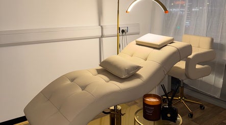 Luxurious spa chair at Melina’s Beauty Ltd, Bexley, England, GB designed for ultimate relaxation.
