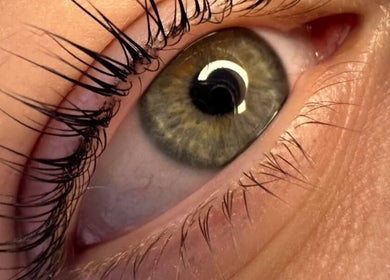 Close-up of a beautifully detailed eye at Sweet Features, Edgeworth, New South Wales, AU.