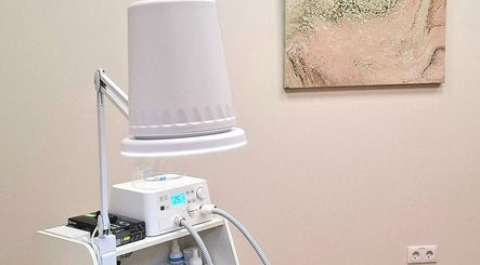 Modern pedicure equipment at Estētiskais pedikīrs, Liepāja, LV with sleek design and advanced technology.