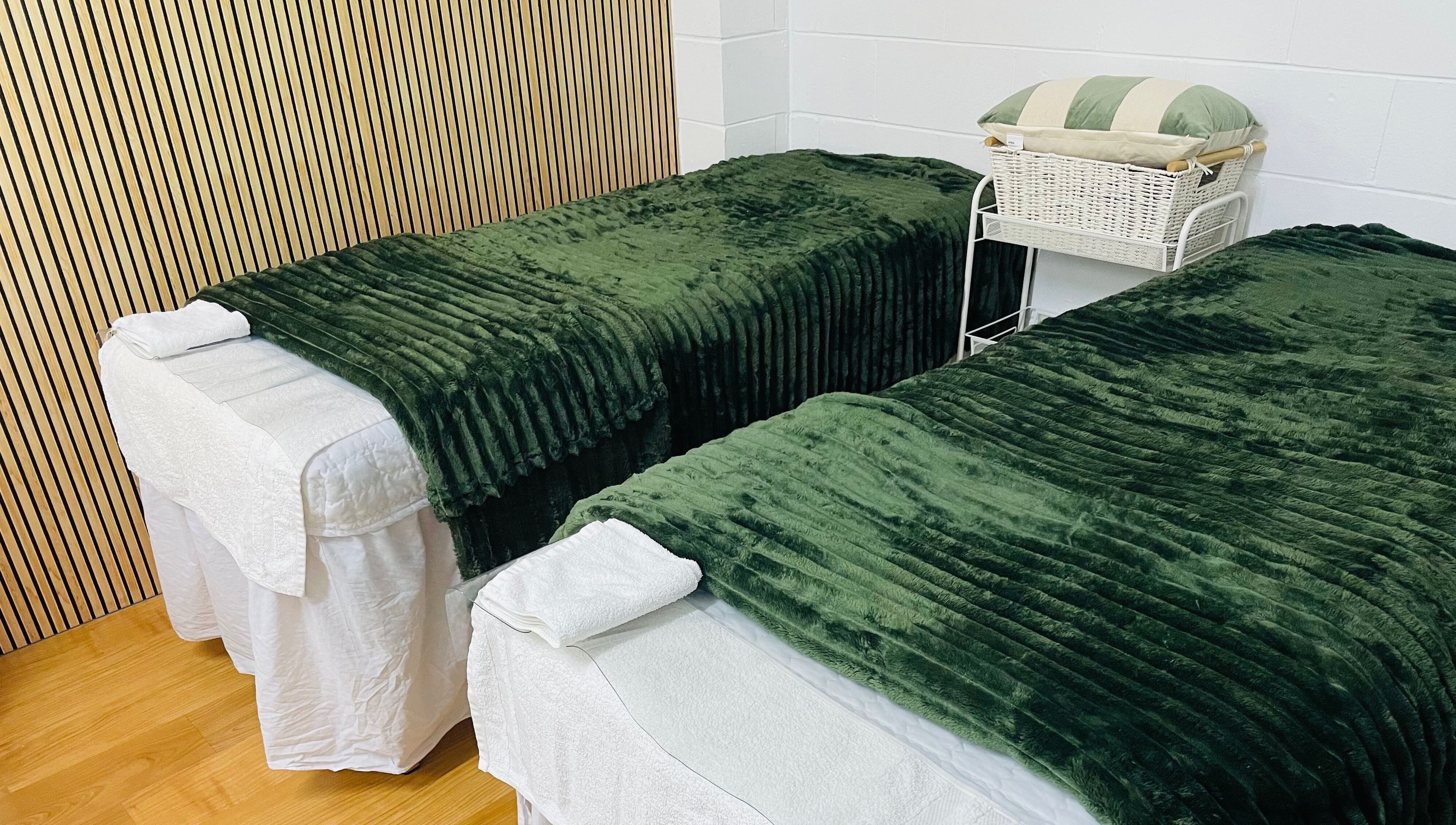 Relax in style at HayanSkin - Korean Skincare Beauty Studio, Ashmore, Queensland, AU with luxe treatment beds.