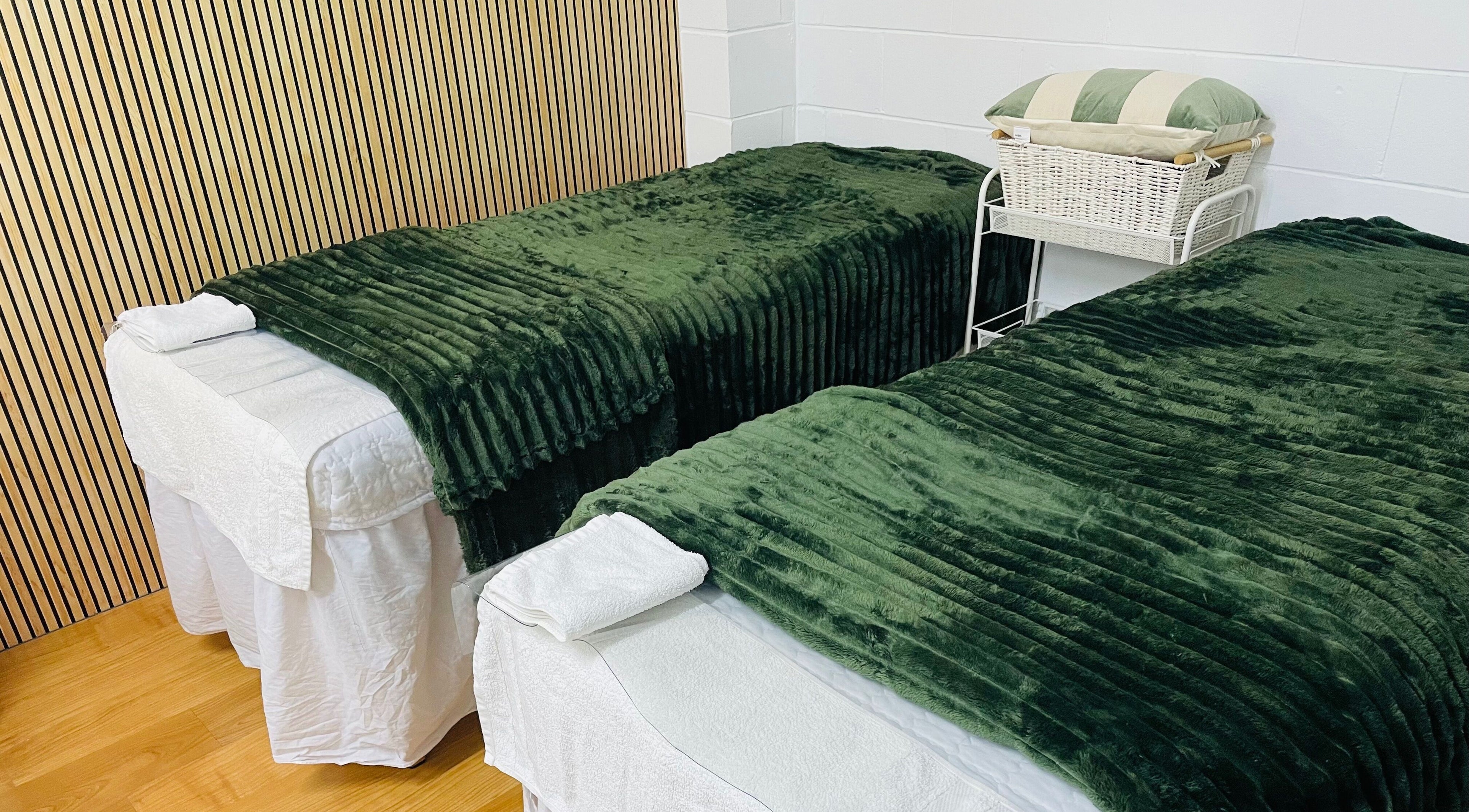 Relax in style at HayanSkin - Korean Skincare Beauty Studio, Ashmore, Queensland, AU with luxe treatment beds.