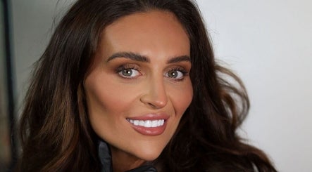 Client showcasing a radiant smile and flawless brows at The Brow Studio Llanelli, Llanelli, Wales, GB.