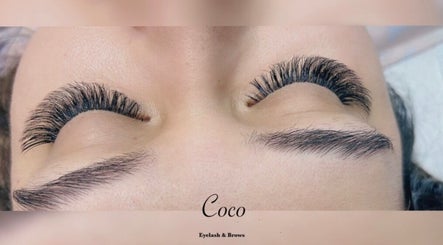 Elegant eyelash extension from COCO EYELASH & BROWS.LLC, New York, New York, US, showcasing beautiful lashes.