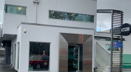 Contemporary exterior of Soul Peach, Hamilton, Waikato Region, NZ, showcasing sleek design.