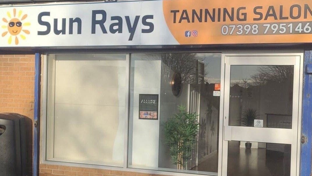 Entrance of Glossed By Georgia in Ellington, England, GB with a bright, inviting storefront design.