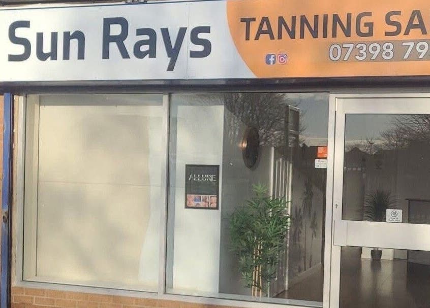 Entrance of Glossed By Georgia in Ellington, England, GB with a bright, inviting storefront design.