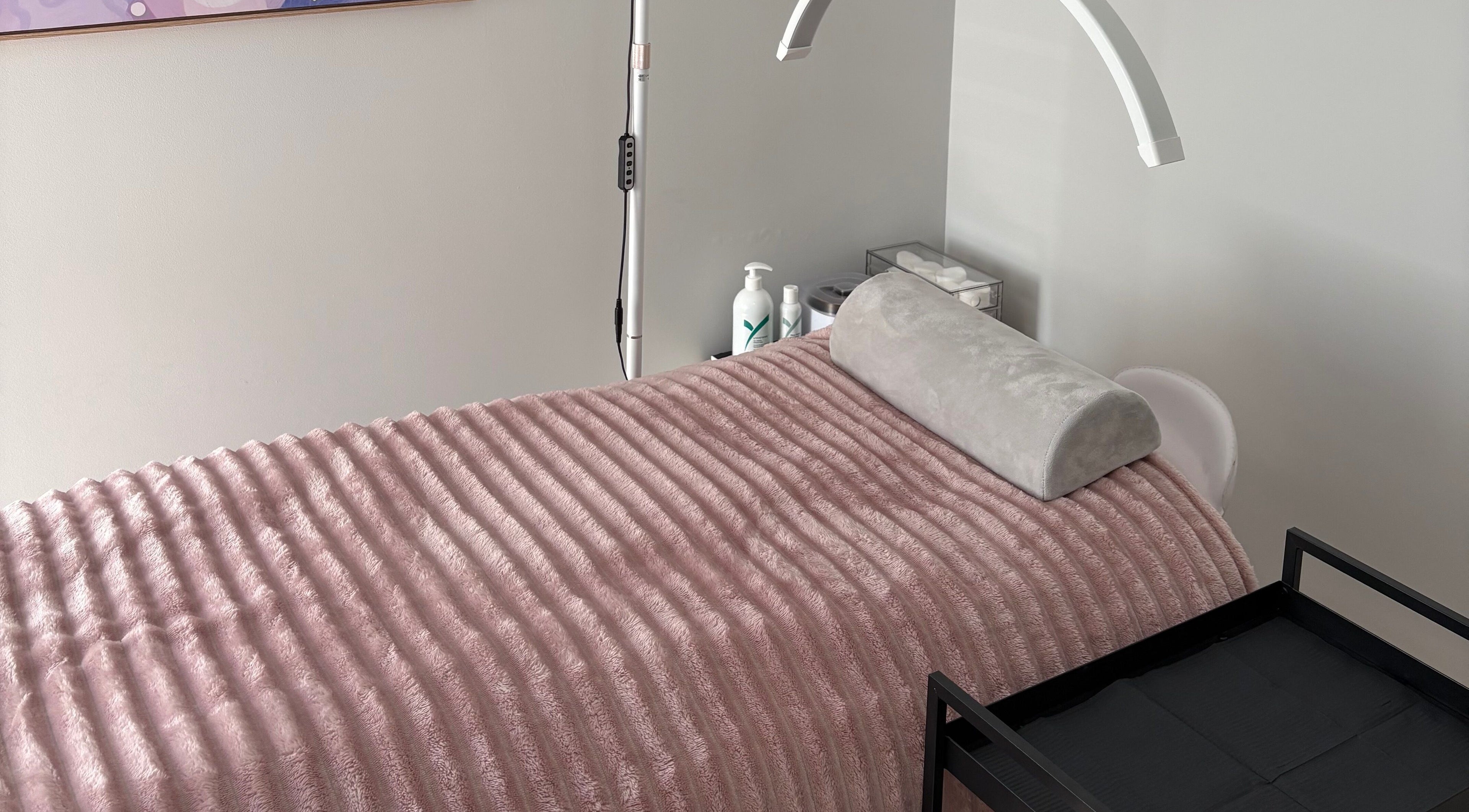 Treatment bed at Eyes by Em, Greenfields, Western Australia, AU, ready for beauty and wellness appointments.