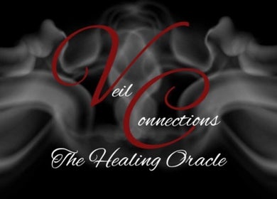 Veil Connection logo with elegant red and white text over a smoky black background in New Orleans, Louisiana, US.