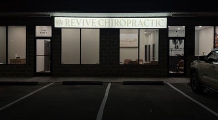 Revive Chiropractic exterior at night near Ashley Durbin, LMT - Vonore, Vonore, Tennessee, US.