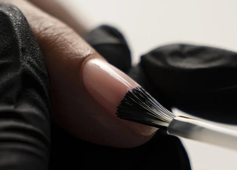 Nail polish application at By Elisa H at Gosh Gosh PMU Clinic in London, England, GB.