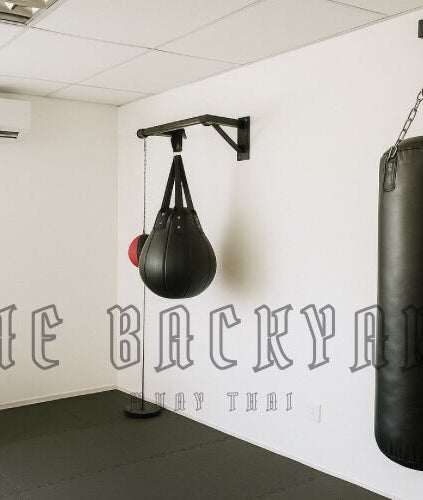 Training area at The Backyard Muay Thai in Kuala Lumpur, Wilayah Persekutuan Kuala Lumpur, MY.