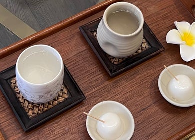 Cozy tea setup at Mantra Thai Massage & Spa, Vienna, Virginia, US for ultimate relaxation.