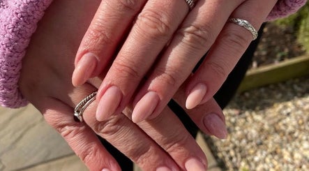 Beautiful manicured hands at Soph Does Nails in Yate, England, GB showcasing elegant nail design.