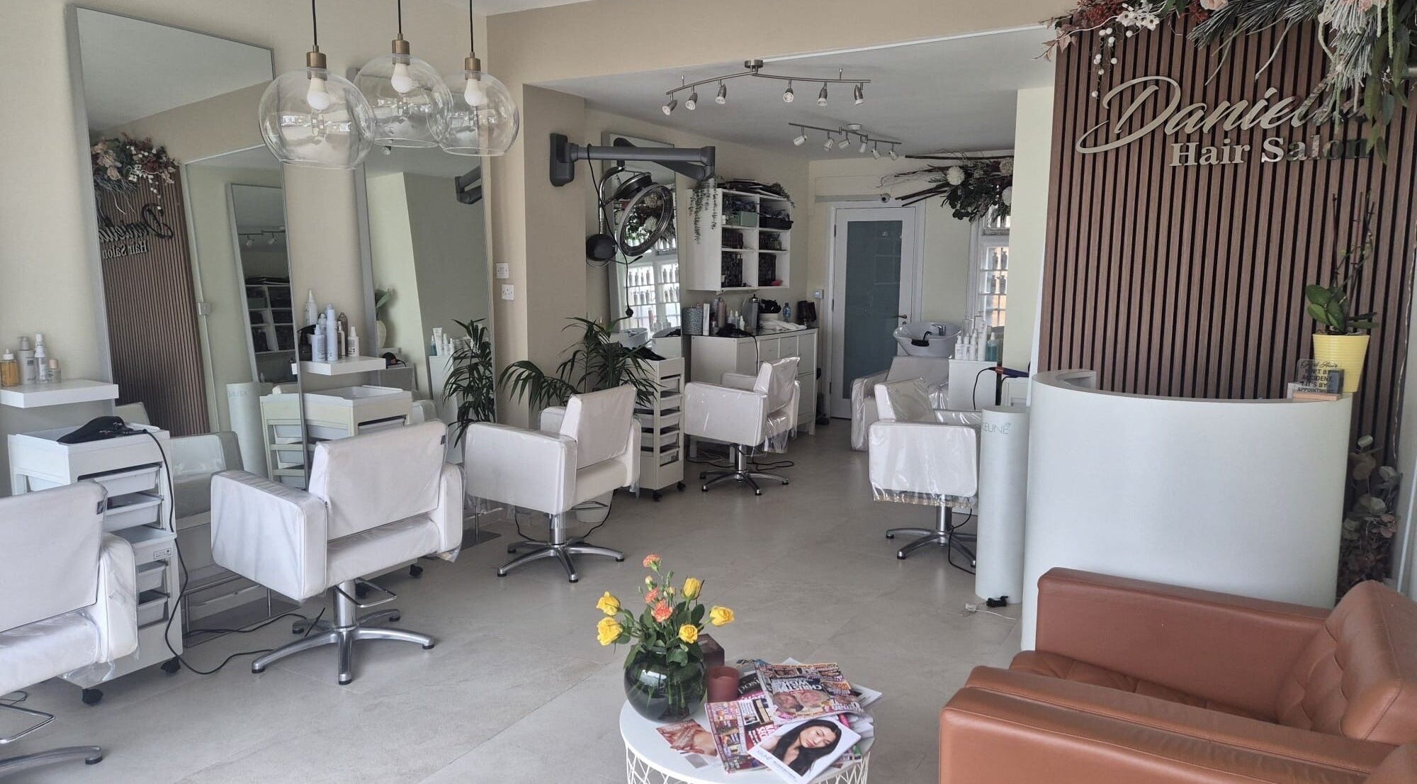 Elegant and modern interior of Hair Salon Daniella in Dublin, County Dublin, IE, featuring stylish decor.