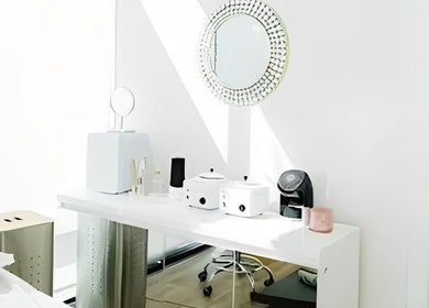 Bright, modern workspace at The OG Brazilianaire Studio, Spanish Fork, Utah, US, featuring a sleek design.