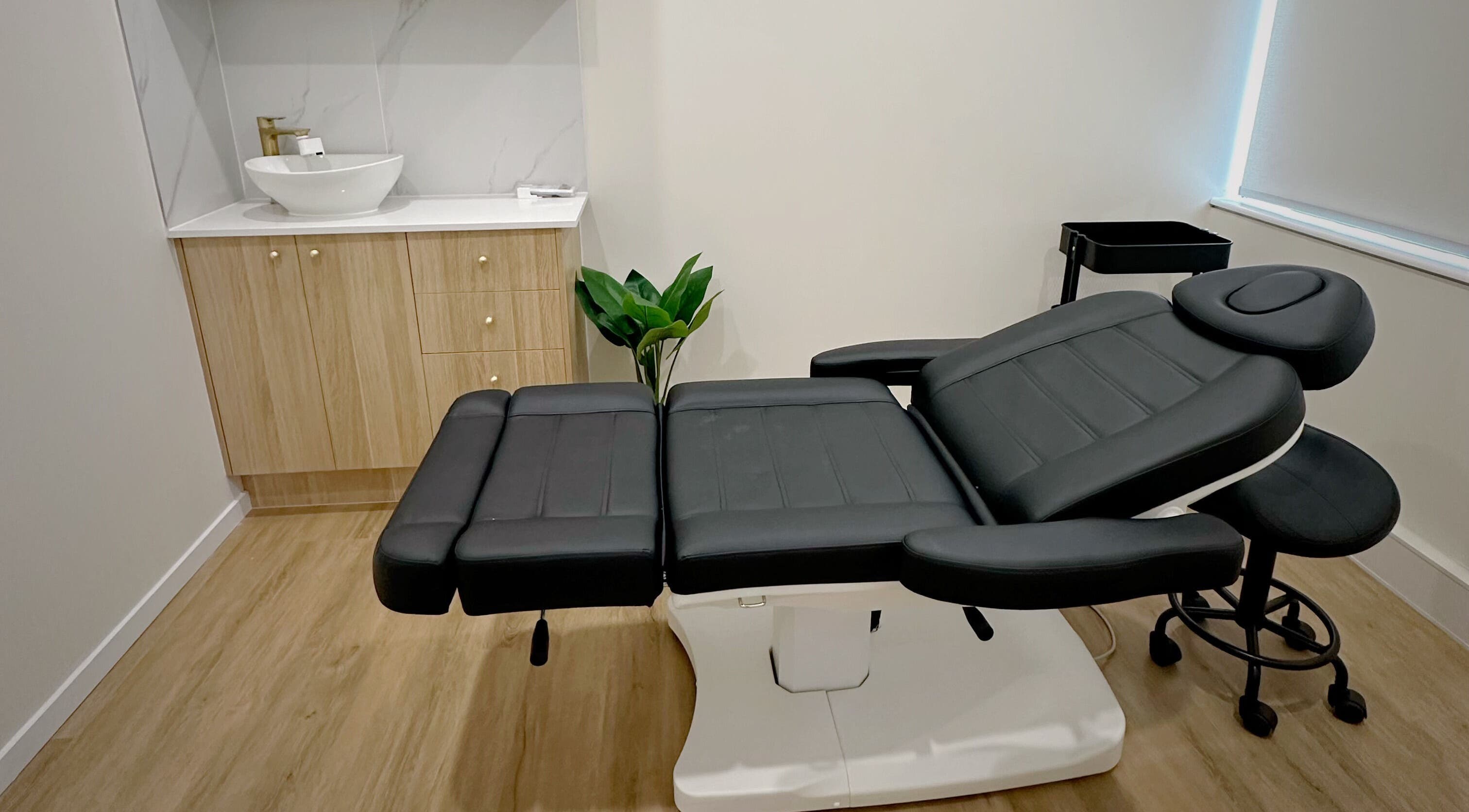 Luxurious treatment room at Beauty by Maggie, Sunnybank Hills QLD, Queensland, AU with modern fixtures.