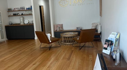 Cozy waiting area at Spiritual Soul Hair Co - Gerringong, featuring stylish chairs and decor in Gerringong, New South Wales, AU.